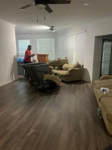 hotel room cleanout