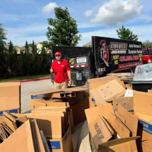 McKinney junk removal trust Junk Quest crew serving 900 customers across North Dallas
