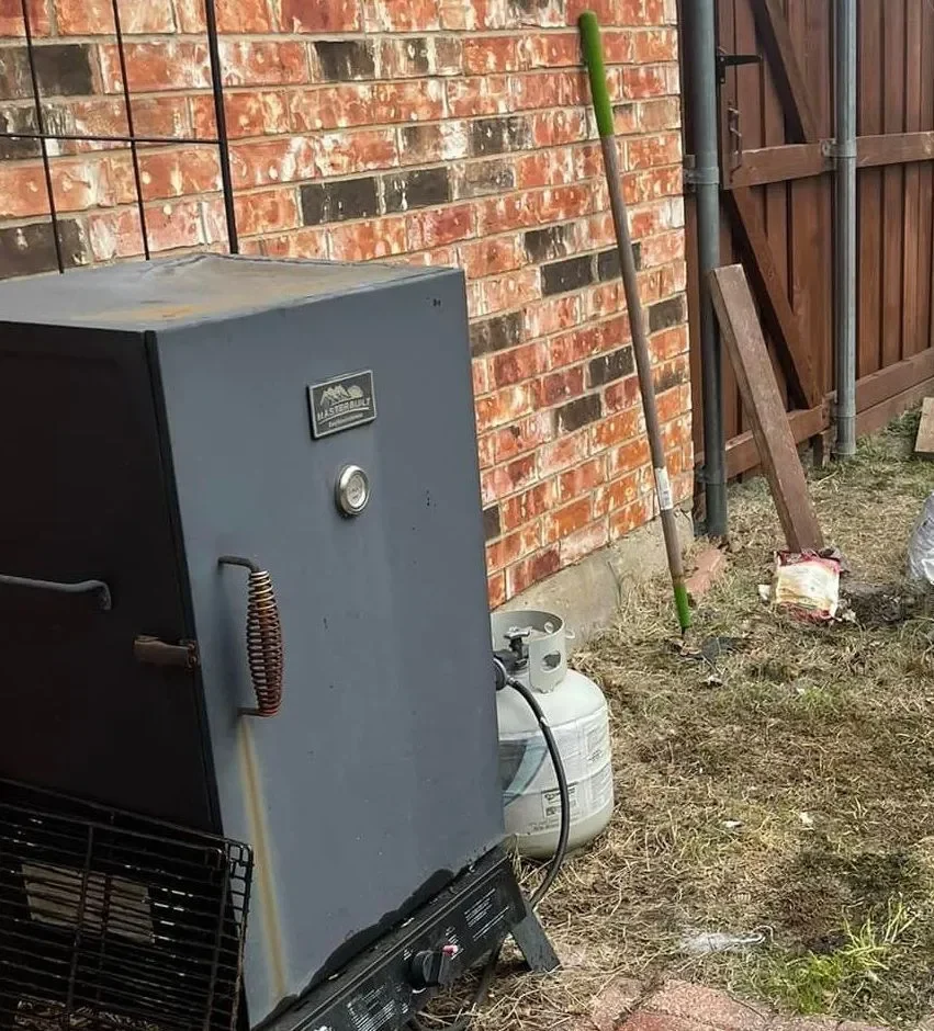 Metal safe removed during an estate cleanout by Junk Quest